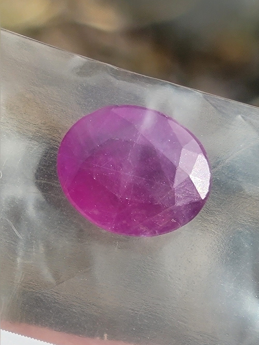 $500 1.92CT Loose Natural Red African Ruby No Heat, Oval Cut 8.06x6.73MM